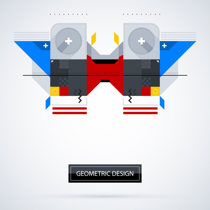 Free Vector gaming geometric background design