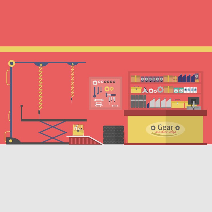 Free Vector garage background design
