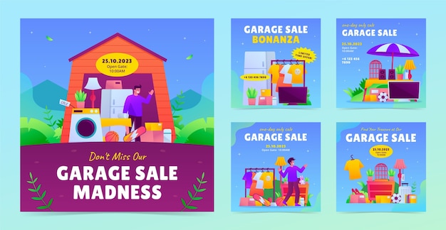 garage instagram post design