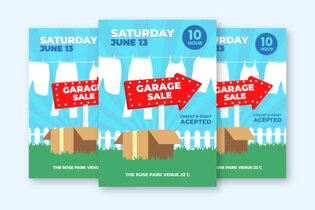 garage sale flyers