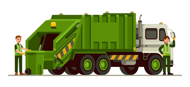 Free Free 260 Garbage Truck Svg SVG PNG EPS DXF File