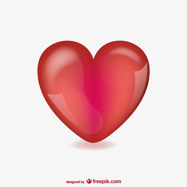 Gauzy heart vector