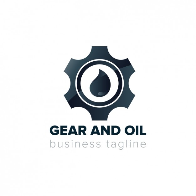 Free vector gear assembly logo