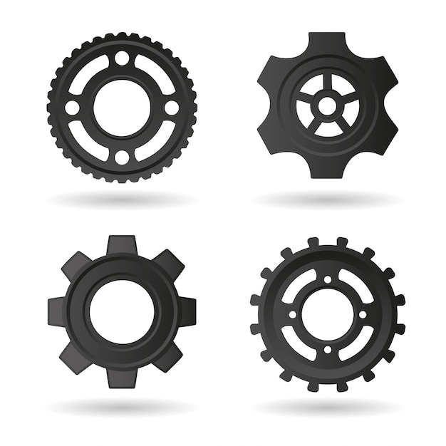 Gear icons collection