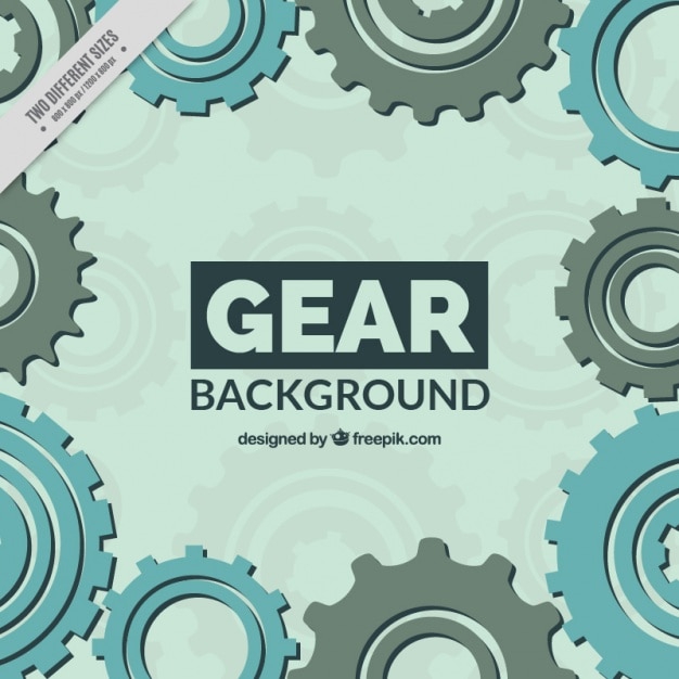 Free vector gears background