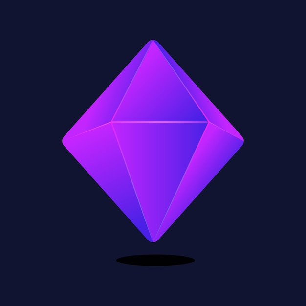 Free vector gem gradient