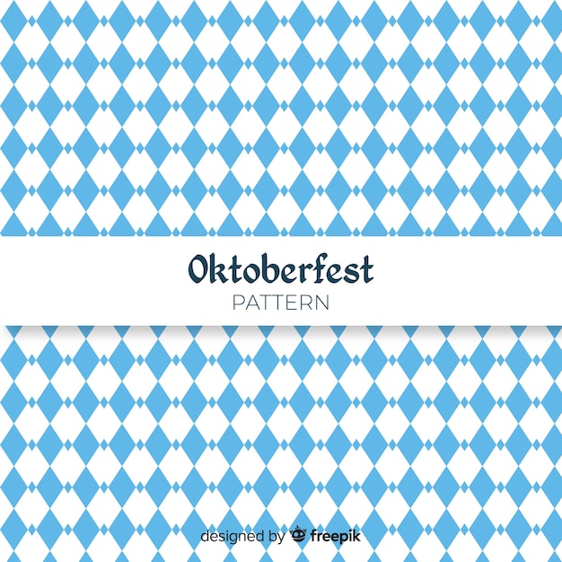 Free vector gemoetrical oktoberfest concept background