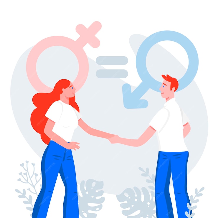 Free Vector | Gender equality concept