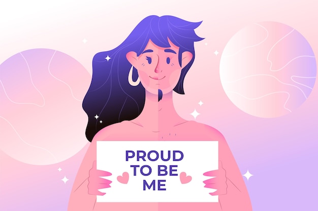 Free vector gender identity concept