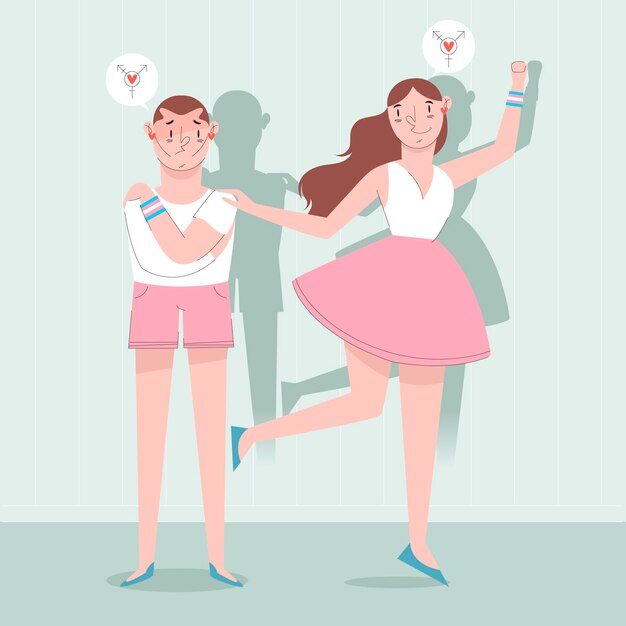 Free Vector gender identity concept