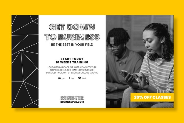 General business banner template