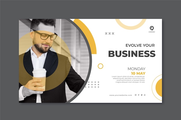 Free vector general business banner template