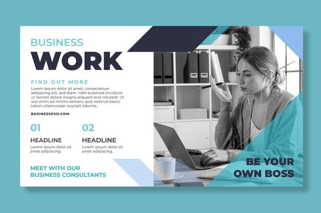 General business banner template