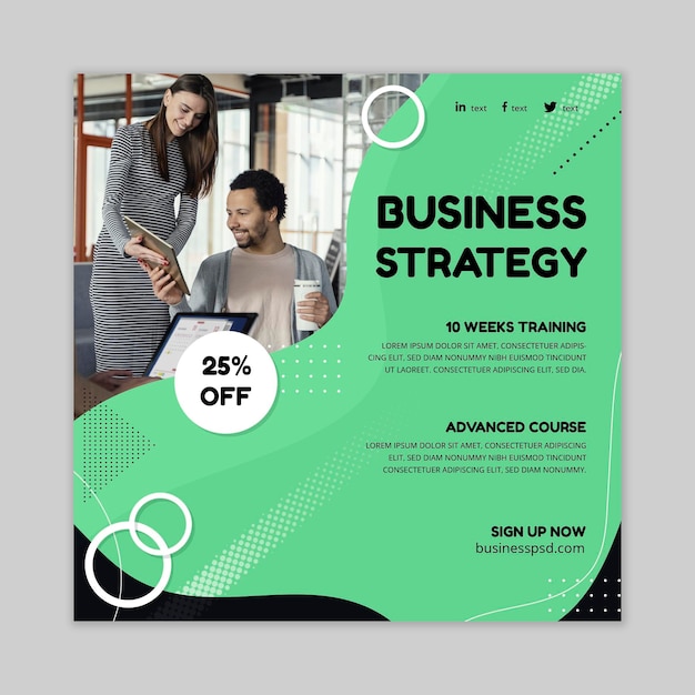 General business flyer square