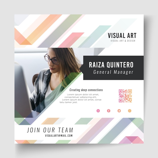 Free vector general business flyer template