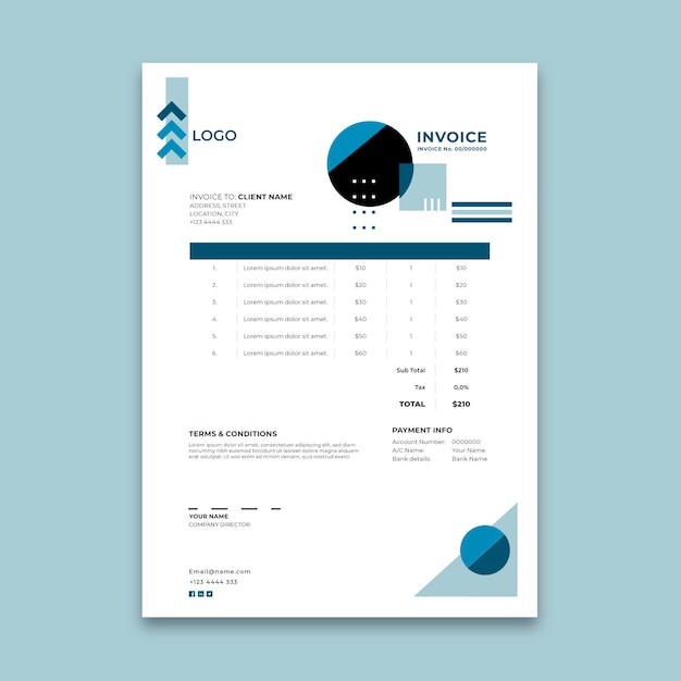 General business invoice