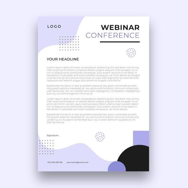 General business letterhead template