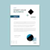 Free vector general business letterhead