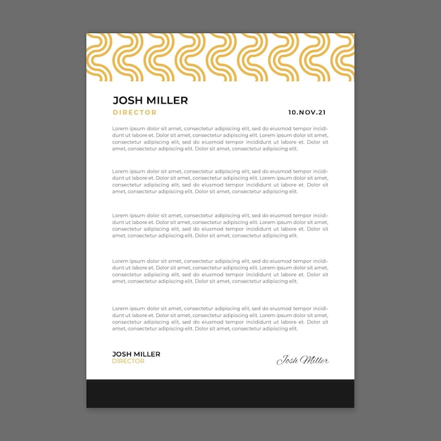General business letterhead