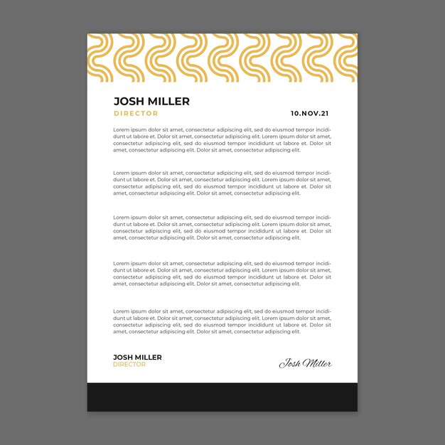 general business letterhead