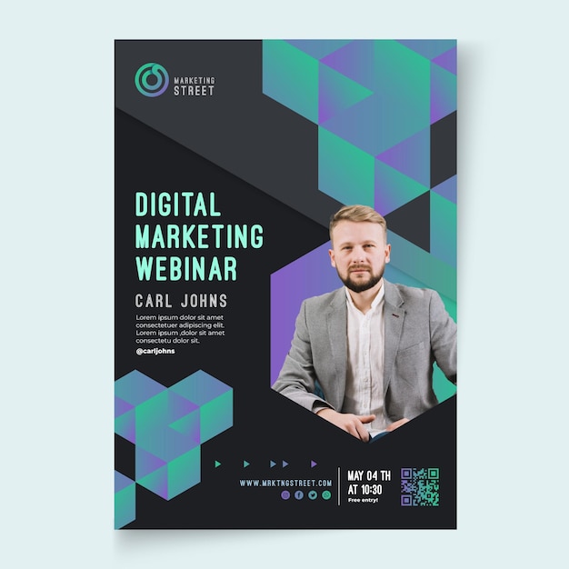 general business poster template
