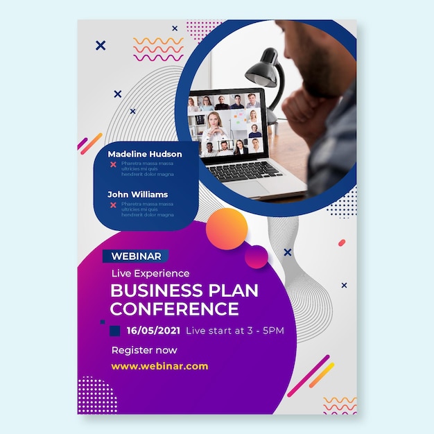 General business vertical flyer template