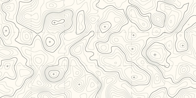 Topographic Map Vector Free Premium Vector | Geographic Topographic Map Grid.