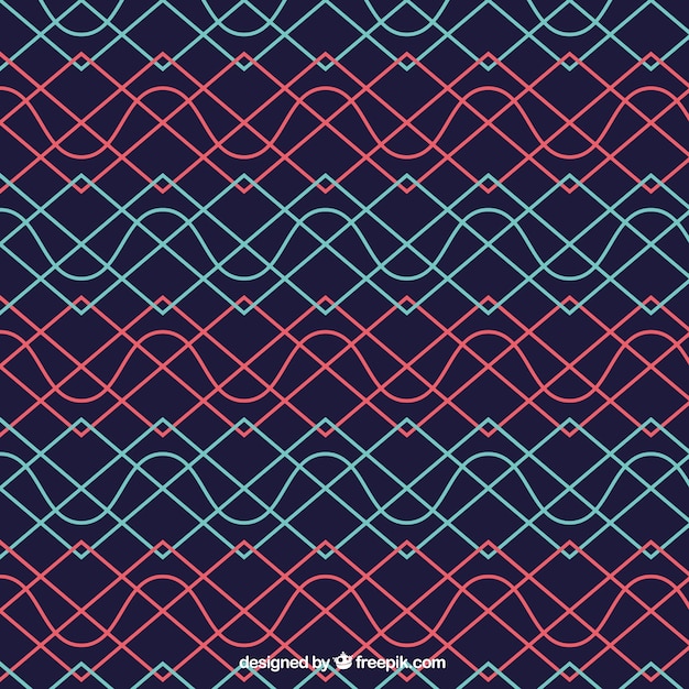 파도와 Geometic 패턴