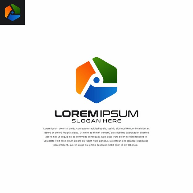 Geometri logo colorfuel