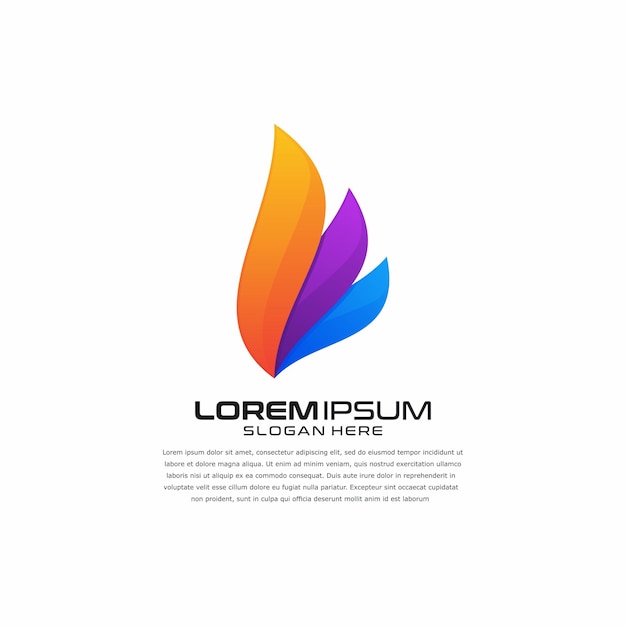 Geometri Logo icon colorfuel