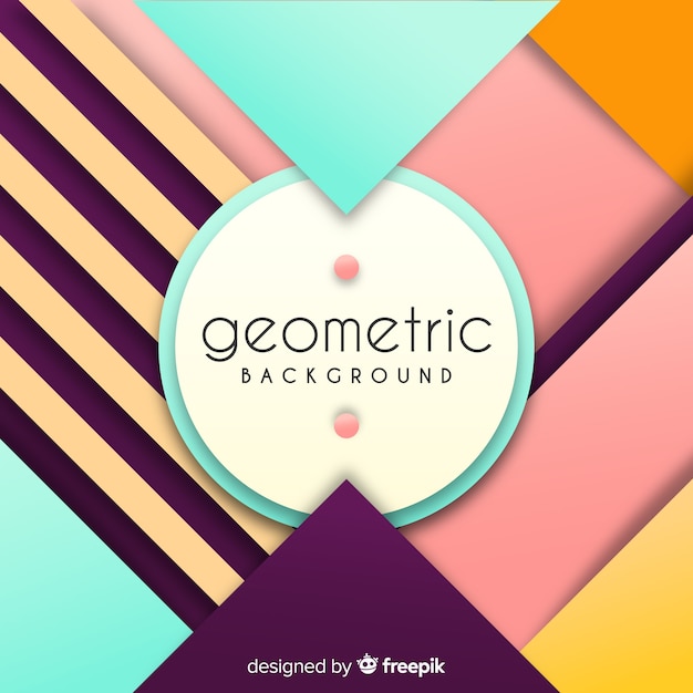 Geometric abstract background