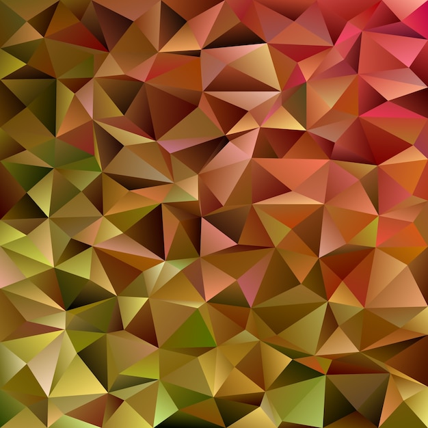 Geometric abstract chaotic triangle pattern background - mosaic vector graphic design from colored triangles