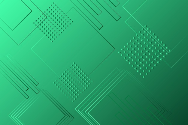 Free vector geometric abstract green background