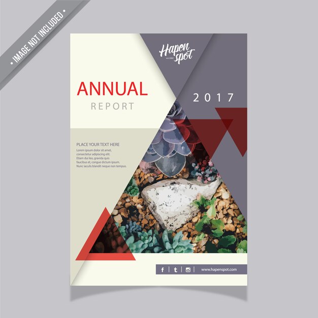 Geometric annual report design