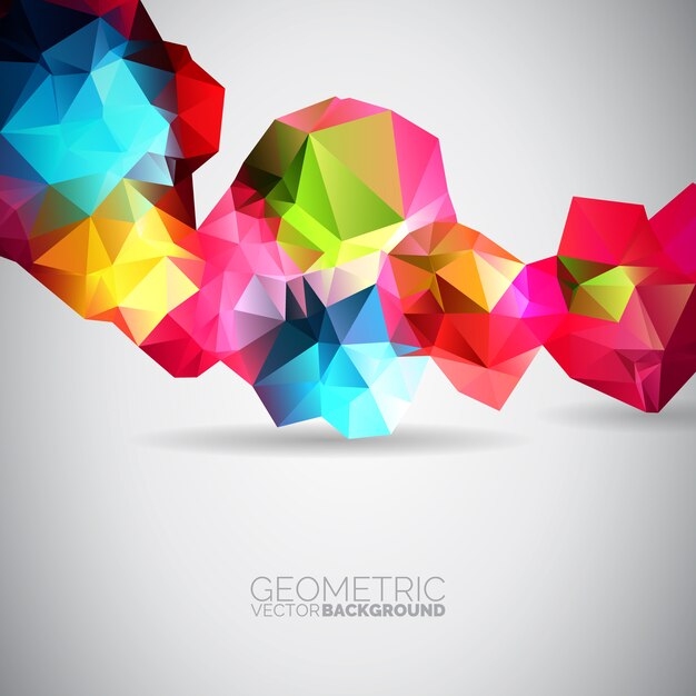 Free vector geometric backgorund design