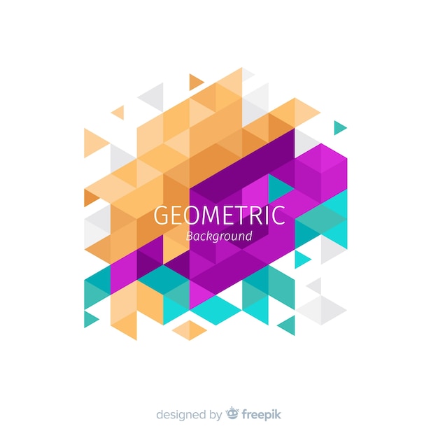 Vettore gratuito backgound geometrico