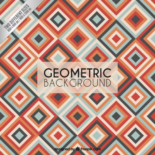 Geometric background in abstract style