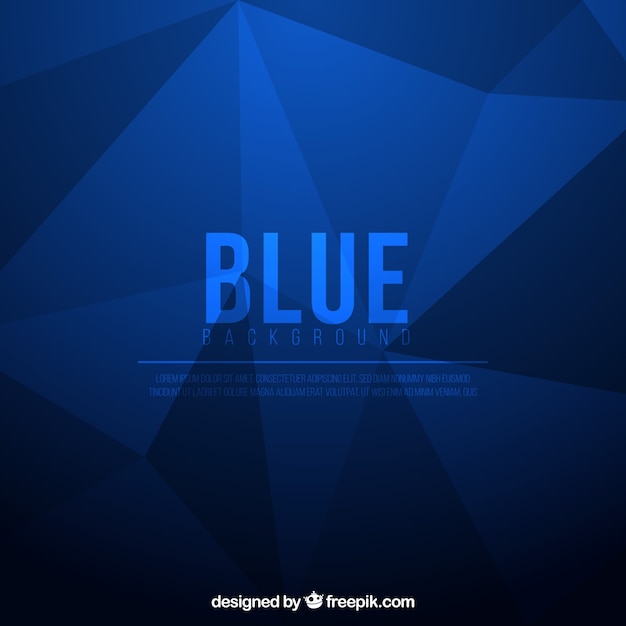 Vettore gratuito sfondo geometrico in toni azzurri