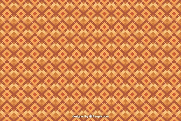 Geometric background in brown and orange colors