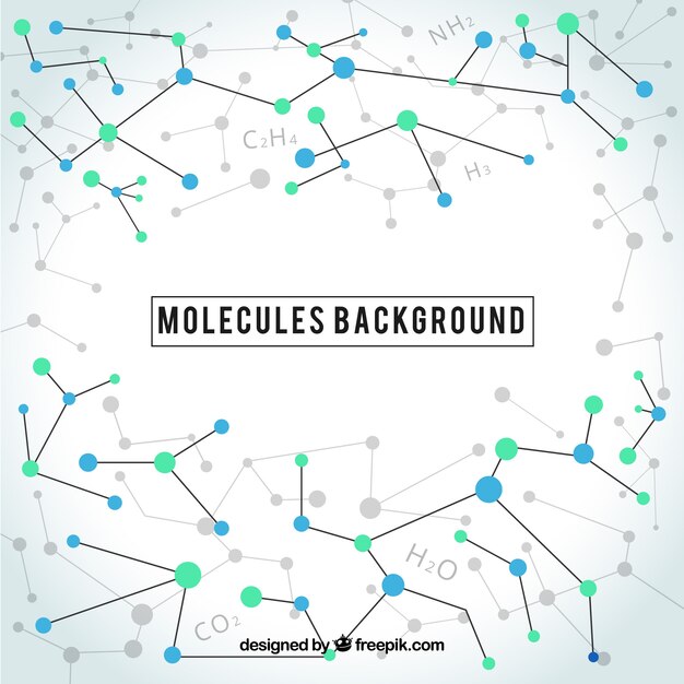 フラットデザインにおける分子の幾何学的背景