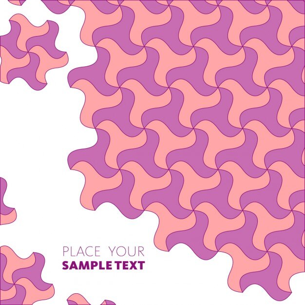 Free Vector geometric background in pink color
