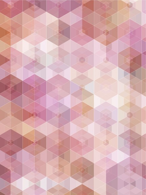 Free Vector geometric background in pink tones