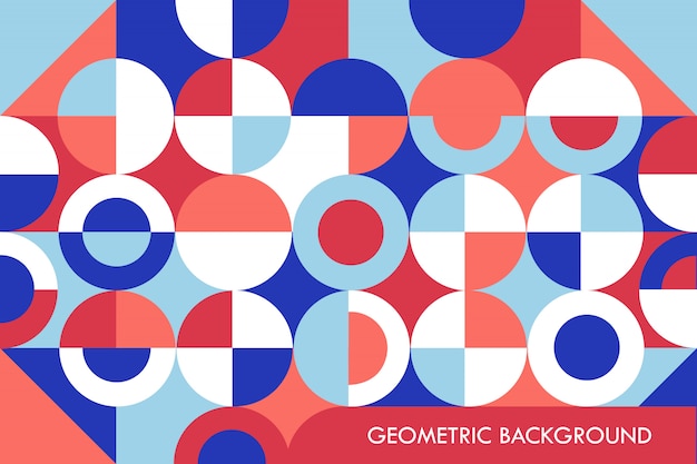 Geometric background shapes