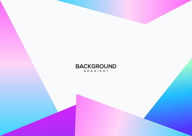 Geometric background with colorful shape