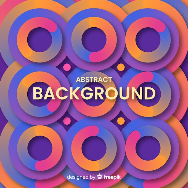 Geometric background with gradients