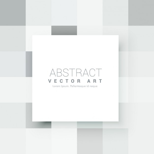 Free vector geometric background with gray squares