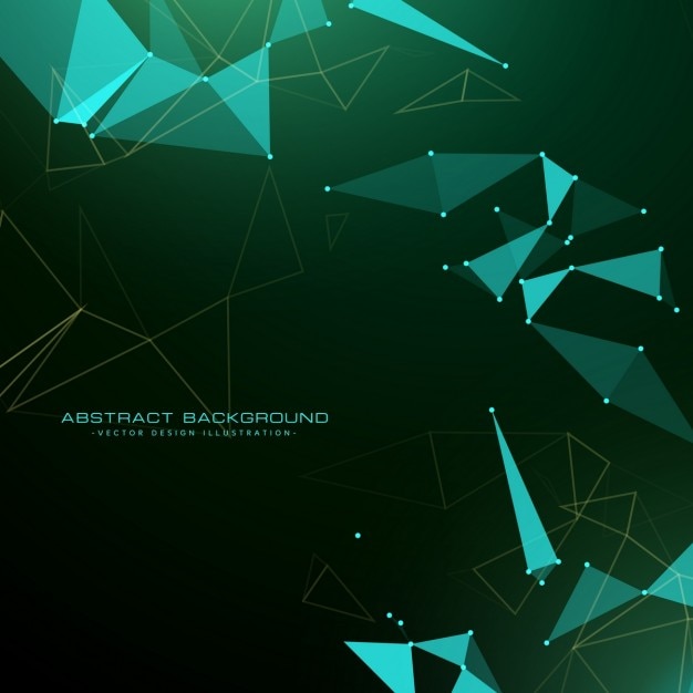 Free vector geometric background with polygonal shapes and dots