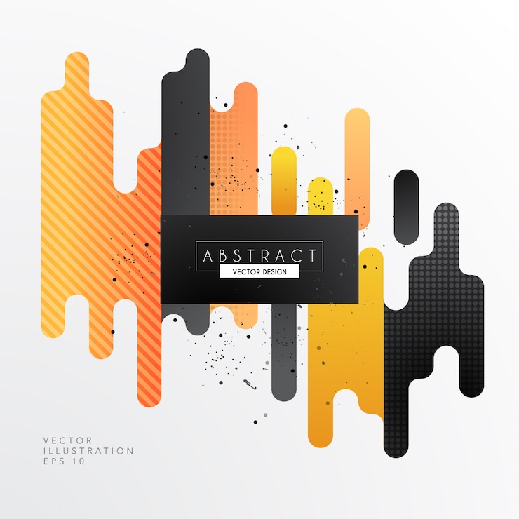 Free Vector geometric background with round shapes