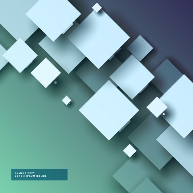 Free Vector geometric background with squares