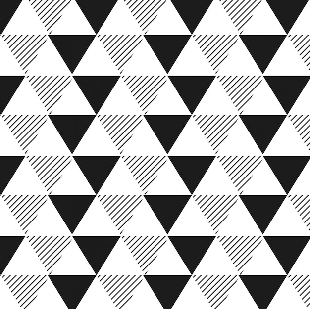 Geometric background with triangles and stripes